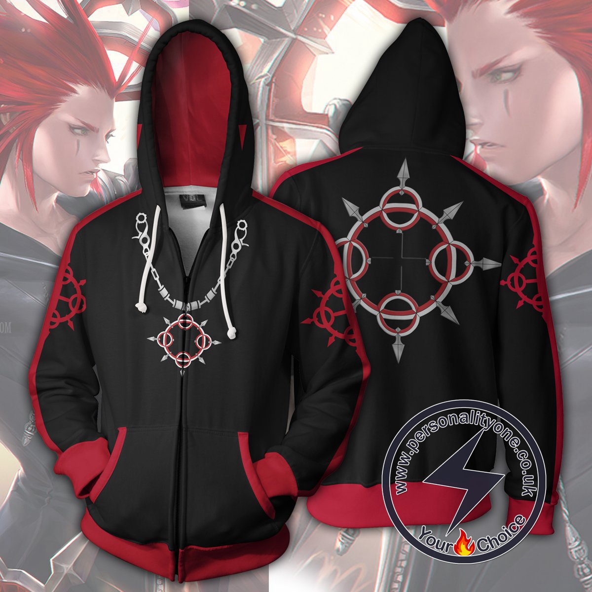 Kingdom Hearts Hoodie - Axel Jacket